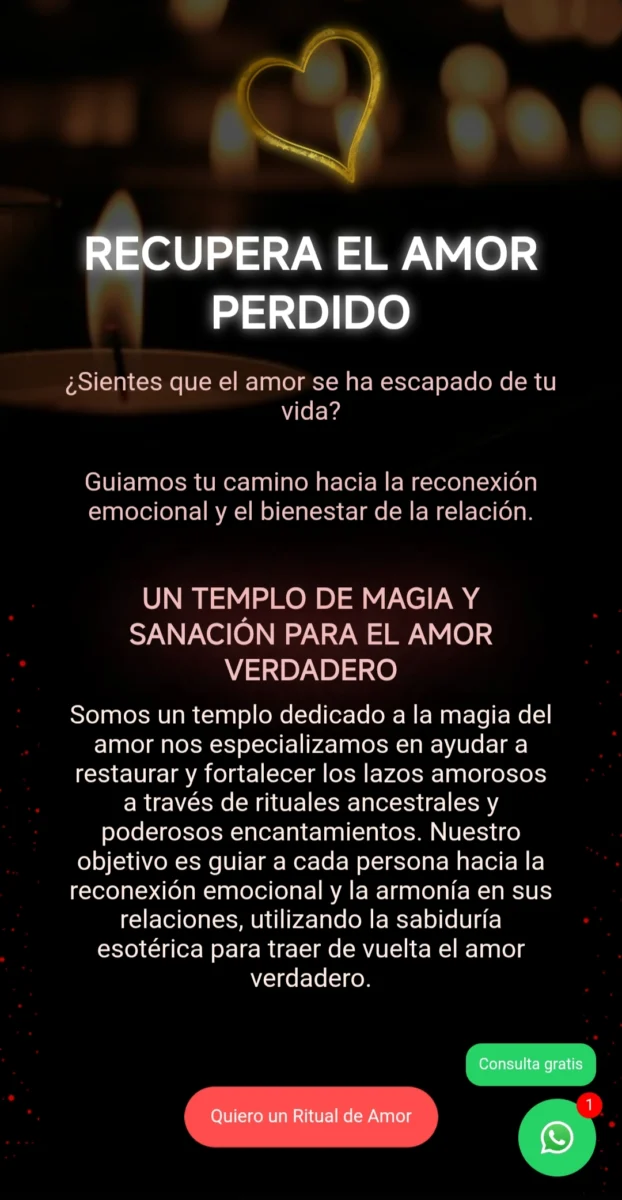 Estos brujos de esta ppagina web te edtafan. Los denunció por estafadores. es el numero de WhatsApp de esos brujos.