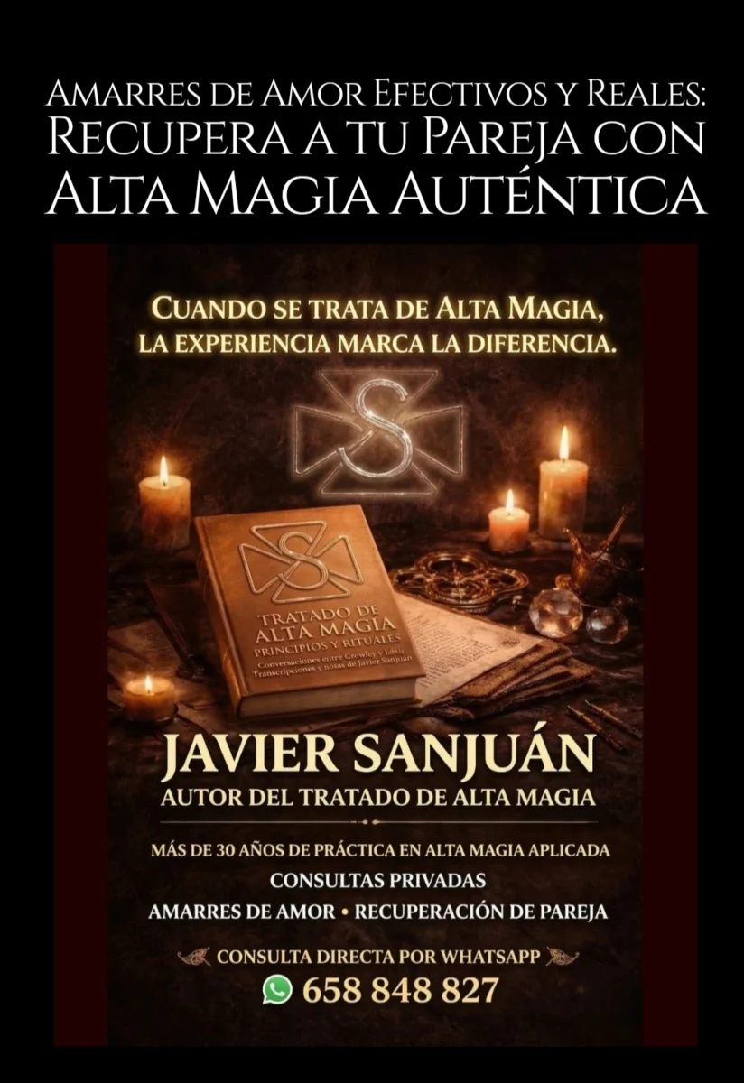 Estafador de España. Javier san juan se hace llamar el autor del tratado de alta magia. Mas de 30 años haciendo amarres de amor o estafando personas? Alta magia auténtica? Que eso…