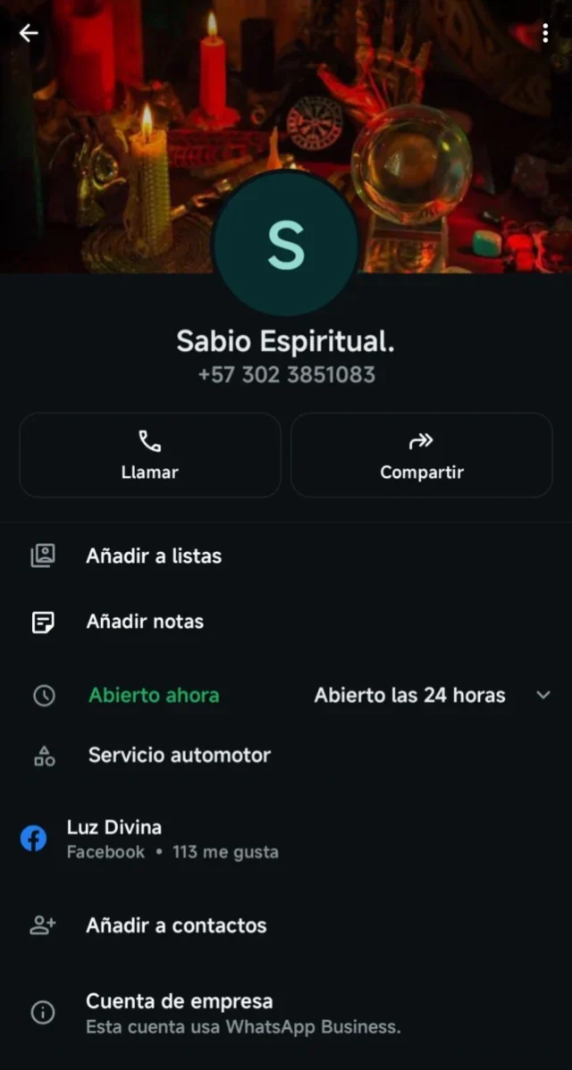 Sabio espiritual de colombia bogota no hace amarres de amor. Es un estafador mas. Cuidado personas. Mucho cuidado estafador.