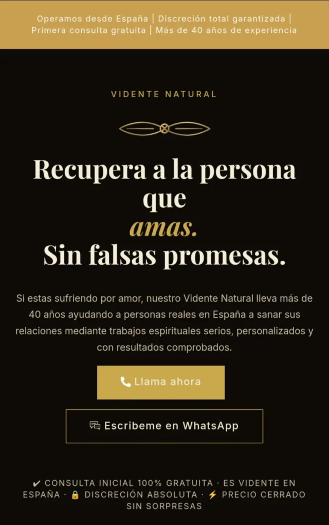 Hice un amarre de amor con este señor, Pero en lugar de lograr un resultado con un amarre de amor no obtuve resuitados. Mi pareja se alejo mas y mas, siento que me engañaron.